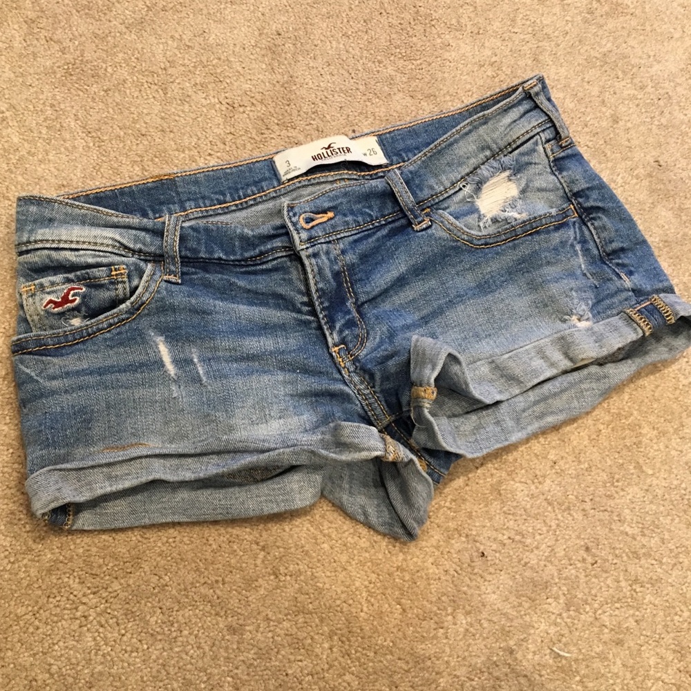 Denim Hollister shorts